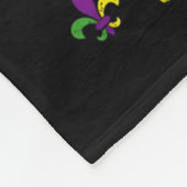 Mardi Gras Kostüm Ließ Die Shenanigans Begin Mardi Fleecedecke (Ecke)