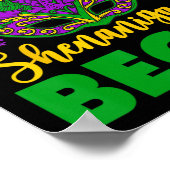 Mardi Gras Kostüm Ließ Die Shenanigans Begin Mardi Poster (Ecke)