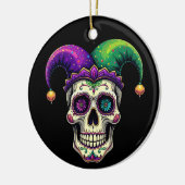 Mardi Gras Kostüm Unterwegs in die Hochgebirgswelt Keramik Ornament (Links)