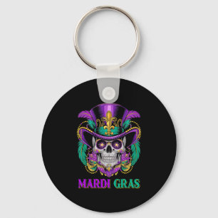 Mardi Gras Kostüm Unterwegs in die Hochgebirgswelt Schlüsselanhänger