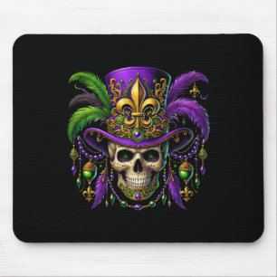 Mardi Gras Kostüm Zucker Schädel Karneval Hallowee Mousepad