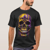 Mardi Gras Kostüm Zucker Skull Karneval Halloween T-Shirt (Vorderseite)