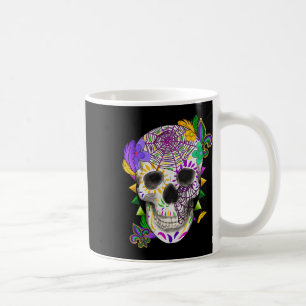 Mardi Gras Kostüm Zucker Skull Karneval Party Männ Kaffeetasse