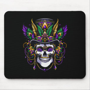 Mardi Gras Kostüm Zucker Skull Karneval Party Mousepad