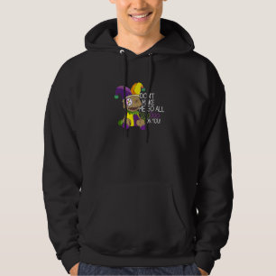 Mardi Gras Kostüme zwingt mich nicht den ganzen Vo Hoodie