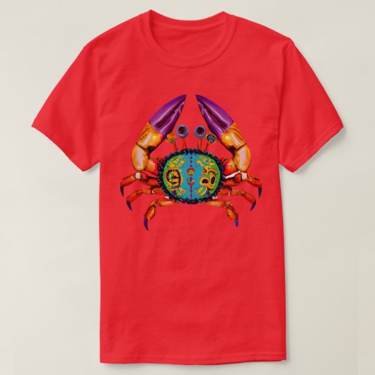 Mardi Gras Krabbe 3 TShirt (Design vorne)