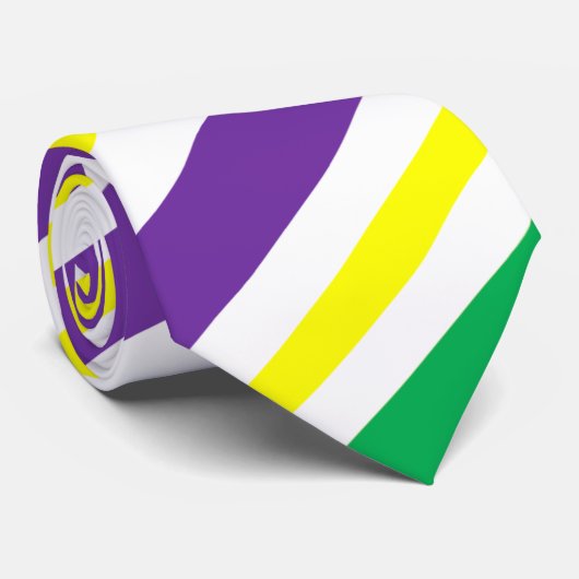 Mardi Gras Krawatte (Gerollt)