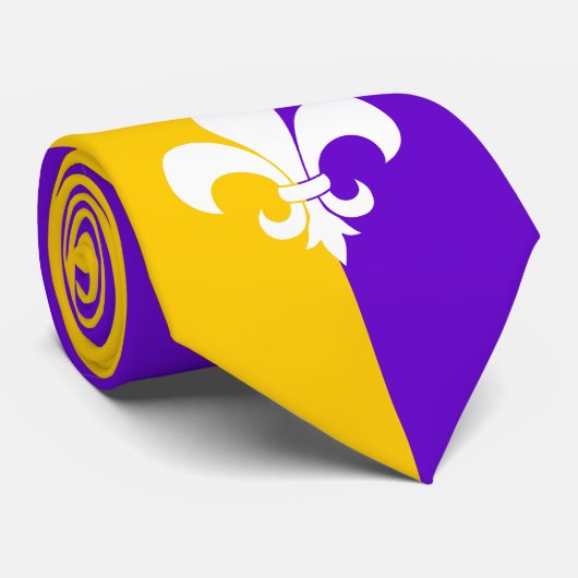 Mardi Gras Krawatte (Gerollt)