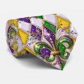Mardi Gras Krawatte (Gerollt)