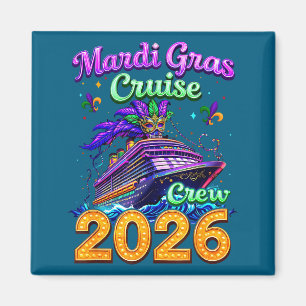 Mardi Gras Kreuzfahrt Besatzung 2026 Reise New Orl Magnet