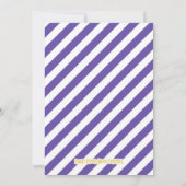 Mardi Gras Krewe Einladung zum Geburtstag (Rückseite)