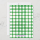 Mardi Gras Krewe Einladung zum Geburtstag (Rückseite)