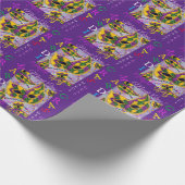 MARDI GRAS KUNST GESCHENKPAPIER (Ecke)
