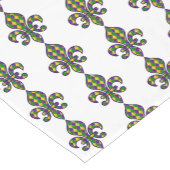 Mardi Gras Kurzer Tischläufer (Ecke)