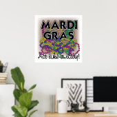 Mardi Gras Lady Poster (Heimbüro)