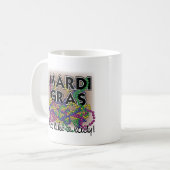 Mardi Gras Lady Tasse (Vorderseite Links)