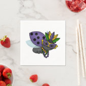 Mardi Gras Ladybug Serviette (Beispiel)