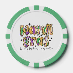 Mardi Gras Laissez Les Bons Temps Rouler Pokerchips