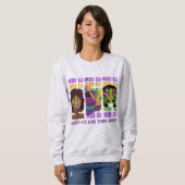 MARDI GRAS Laissez Les Bons Temps Rouler Sweatshirt (Vorne ganz)