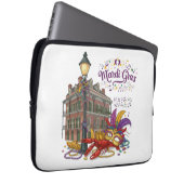 Mardi Gras Laptopschutzhülle (Vorne Rechts)