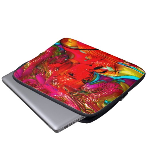 Mardi Gras Laptopschutzhülle (Vorne Knopf)