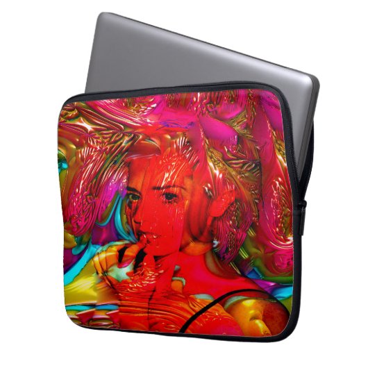 Mardi Gras Laptopschutzhülle (Vorderseite Links)