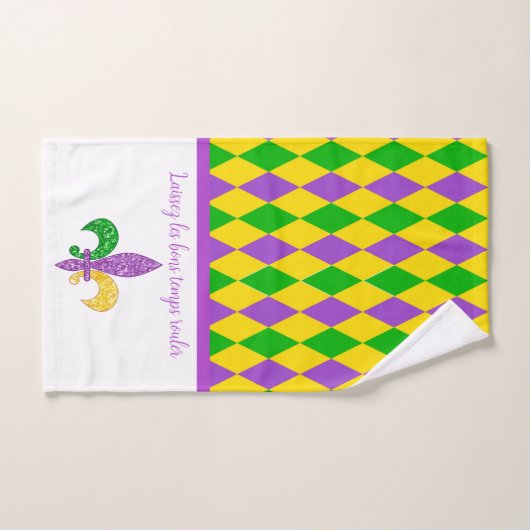 Mardi Gras! Lass des Handtuches der guten Zeiten Handtuch (Handtuch)