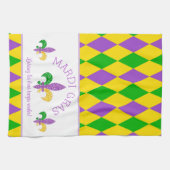 Mardi Gras! Lass des Küchentüchers Good Times Roll Geschirrtuch (Horizontal)