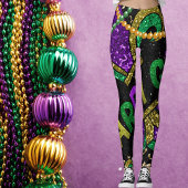 Mardi Gras Leggings