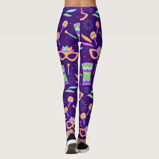 Mardi Gras Leggings