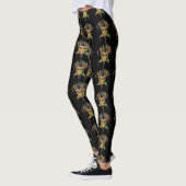 Mardi Gras Leggings Black Masken Name (Links)