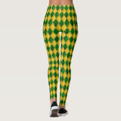 Mardi Gras Leggings, Diamond Harlequin Jester Leggings (Rückseite)