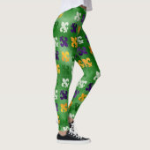 Mardi Gras Leggings, Mardi Gras Lilie Leggings (Rechts)