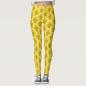 Mardi Gras Leggings Yoga Benutzerdefinierte Farbe (Vorderseite)