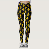 Mardi Gras Leggings Yoga Benutzerdefinierte Farbe (Vorderseite)