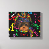 Mardi GRAS Leinwanddruck (Vorderseite)