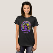 Mardi Gras Leopard rainbow Fleur De Lis 2023 (C 1 T-Shirt (Vorne ganz)