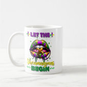 Mardi Gras Let The Shenanigans Begin Lips Kids Men Kaffeetasse (Links)