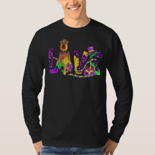 Mardi Gras Liebe Festival Moon and Stars T-Shirt