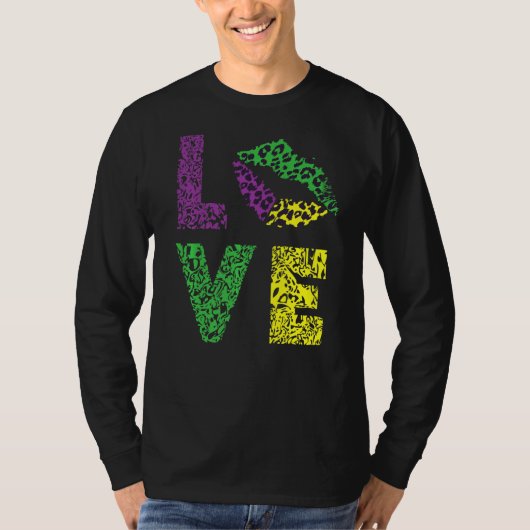 Mardi Gras Liebe Livio Vacchini Gebäudes T-Shirt (Vorderseite)
