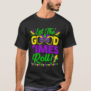Mardi Gras Ließ die Good Times Roll Fleur De Lys T-Shirt