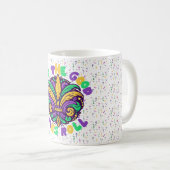 Mardi Gras Ließ die guten Zeiten rollen Kaffeetasse (VorderseiteRechts)