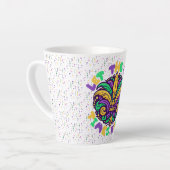 Mardi Gras Ließ die guten Zeiten rollen Milchtasse (Linke Ecke)
