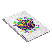 Mardi Gras Ließ die guten Zeiten rollen Notizblock (Rechte Seite)