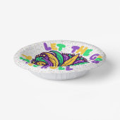 Mardi Gras Ließ die guten Zeiten rollen Pappteller (Gewinkelt)