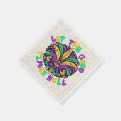 Mardi Gras Ließ die guten Zeiten rollen Serviette (Ecke)