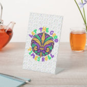 Mardi Gras Ließ die guten Zeiten rollen Sockelschild (In SItu)