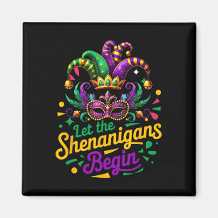 Mardi Gras Ließ die Shenanigans Anfänger Männer Fr Magnet