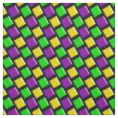 Mardi Gras Lila-Gelbmuster Stoff (Muster)