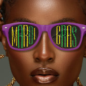 Mardi Gras Lila Green & Gold Partybrille